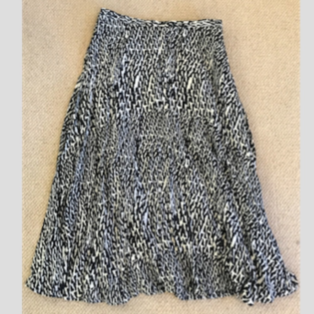 Garnet Hill Patterned Skirt